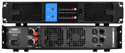 Amp-6200  2U雙聲道D類600瓦後級
