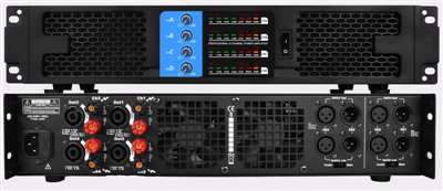 Amp-6400  2U四聲道D類600瓦後級